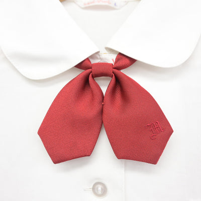 【中古】栃木県 美田中学校 女子制服 4点 (ブレザー・ニット・シャツ) sf102617