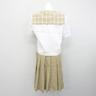 【中古】埼玉県 越谷南高等学校 女子制服 3点 (セーラー服・スカート) sf102625