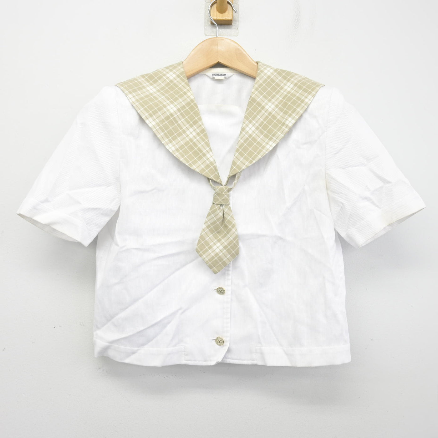 【中古】埼玉県 越谷南高等学校 女子制服 2点 (セーラー服) sf102626