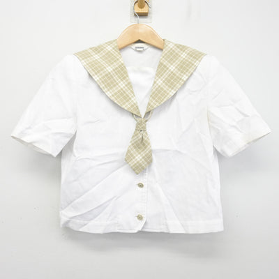 【中古】埼玉県 越谷南高等学校 女子制服 2点 (セーラー服) sf102626
