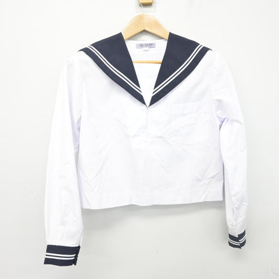 【中古】静岡県 清水第四中学校/旧制服 女子制服 2点 (セーラー服・スカート) sf102647