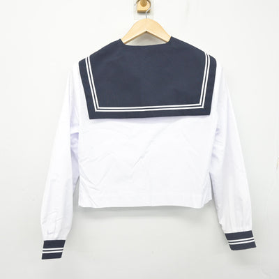 【中古】静岡県 清水第四中学校/旧制服 女子制服 2点 (セーラー服・スカート) sf102647