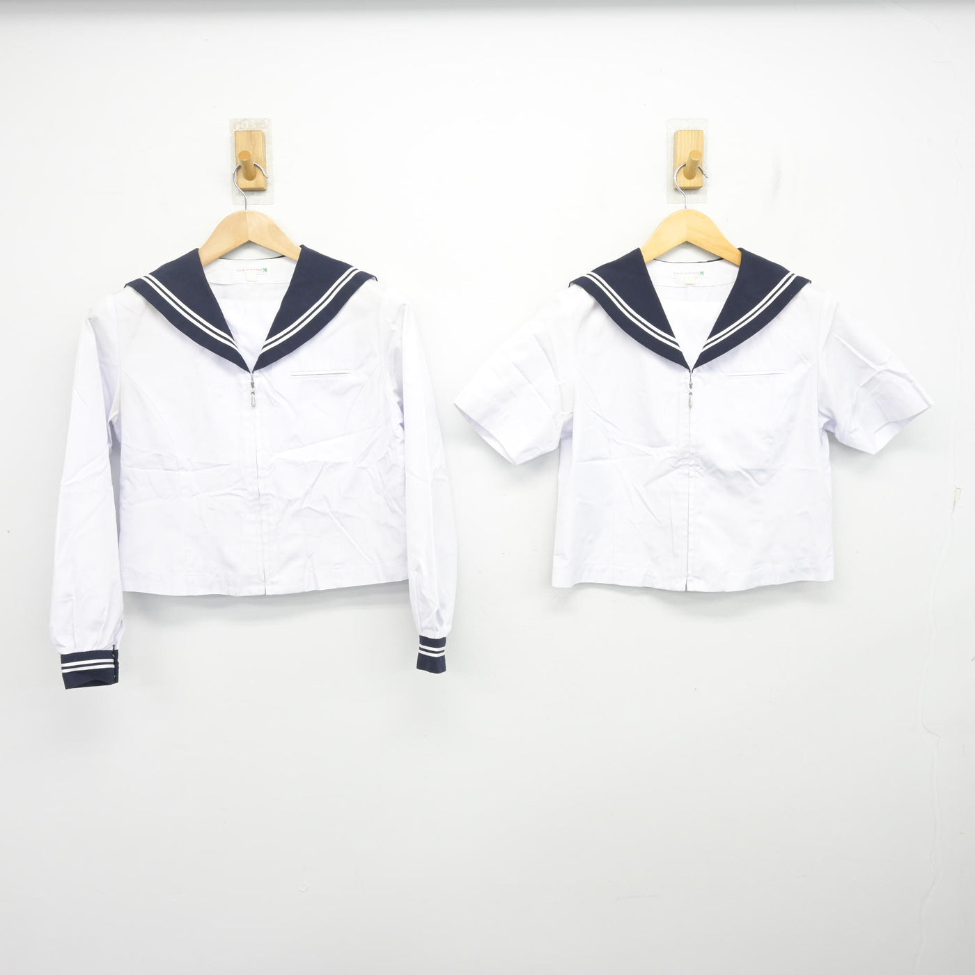 【中古】静岡県 清水第四中学校/旧制服 女子制服 2点 (セーラー服・セーラー服) sf102648