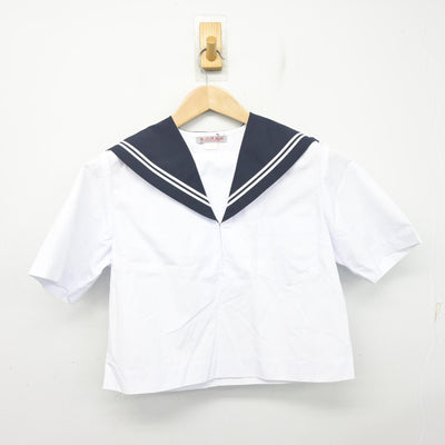 【中古】静岡県 清水第四中学校/旧制服 女子制服 2点 (セーラー服・セーラー服) sf102650
