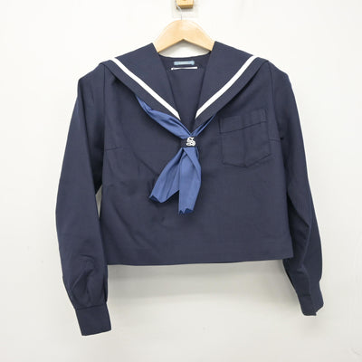 【中古】兵庫県 姫路市立書写中学校 女子制服 3点 (セーラー服・スカート) sf102651