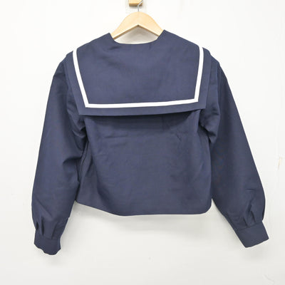 【中古】兵庫県 姫路市立書写中学校 女子制服 3点 (セーラー服・スカート) sf102651