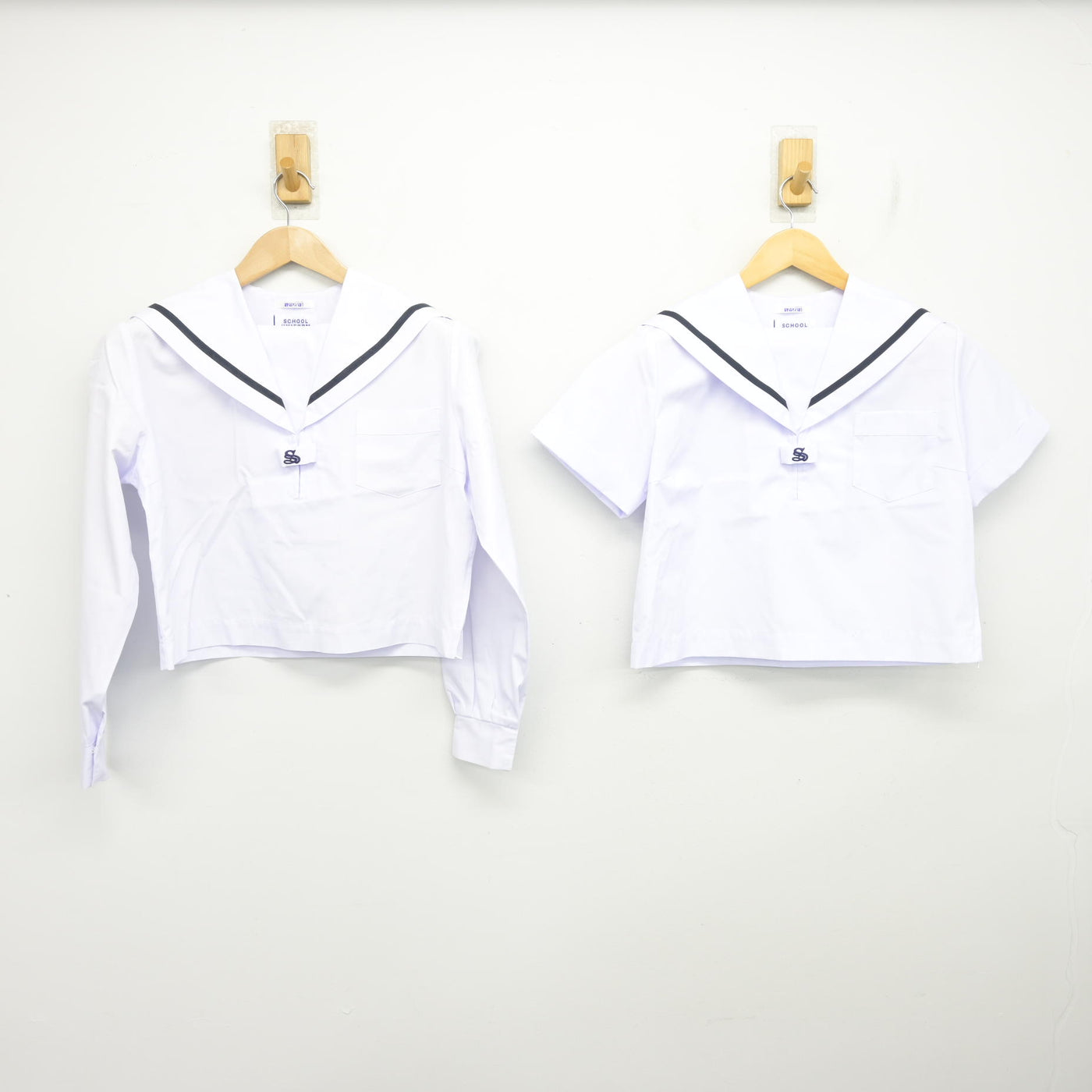 【中古】兵庫県 姫路市立書写中学校 女子制服 2点 (セーラー服・セーラー服) sf102652