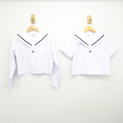 【中古】兵庫県 姫路市立書写中学校 女子制服 2点 (セーラー服・セーラー服) sf102652