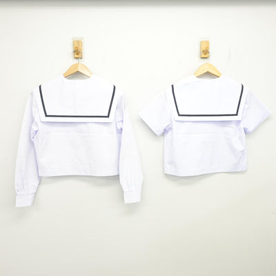 【中古】兵庫県 姫路市立書写中学校 女子制服 2点 (セーラー服・セーラー服) sf102652