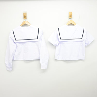 【中古】兵庫県 姫路市立書写中学校 女子制服 3点 (セーラー服・セーラー服・スカート) sf102653