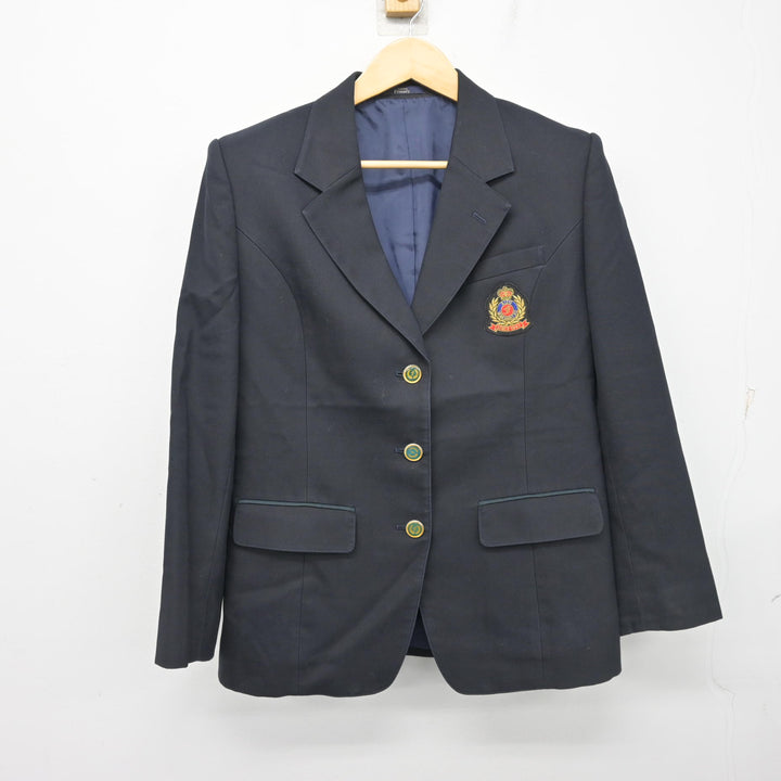 中古】福島県 会津若松市立第一中学校 女子制服 3点 (ブレザー 