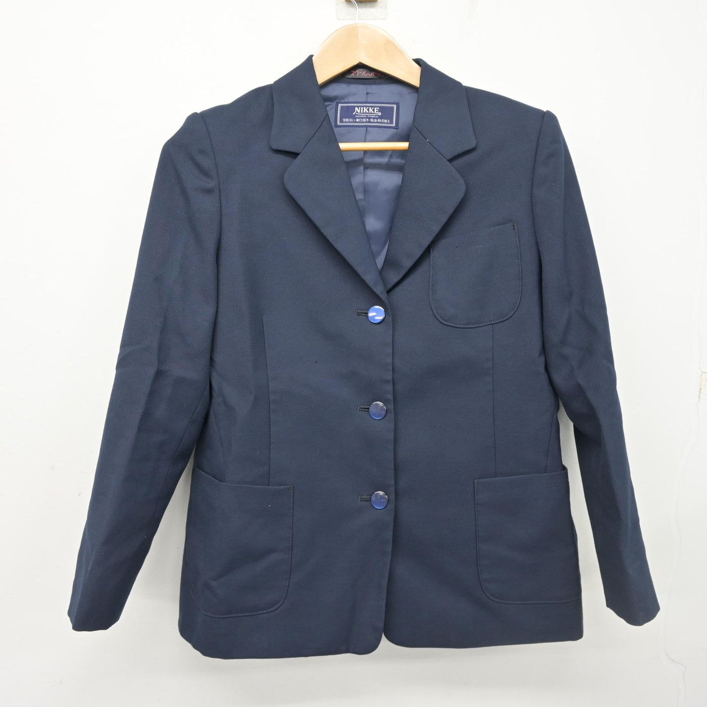 【中古】埼玉県 羽生市立東中学校 女子制服 2点 (ブレザー・ジャンパースカート) sf102668