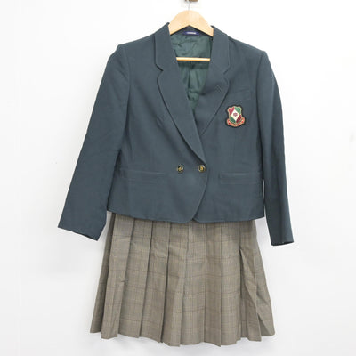 【中古】栃木県 陽西中学校 女子制服 2点 (ブレザー・スカート) sf102670