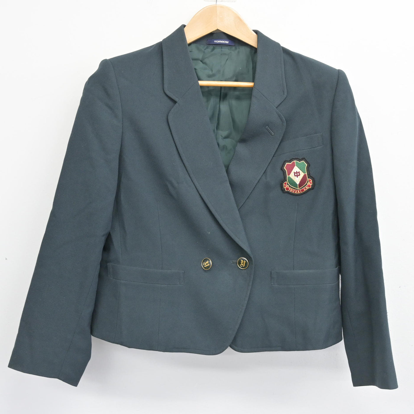 【中古】栃木県 陽西中学校 女子制服 2点 (ブレザー・スカート) sf102670