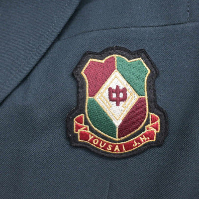 【中古】栃木県 陽西中学校 女子制服 2点 (ブレザー・スカート) sf102670