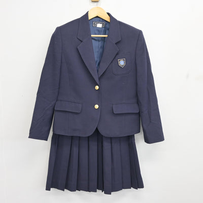 【中古】栃木県 宇都宮短期大学附属高等学校 女子制服 2点 (ブレザー・スカート) sf102688