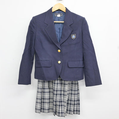 【中古】栃木県 宇都宮短期大学附属高等学校 女子制服 2点 (ブレザー・スカート) sf102689