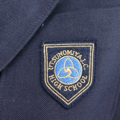 【中古】栃木県 宇都宮短期大学附属高等学校 女子制服 2点 (ブレザー・スカート) sf102689