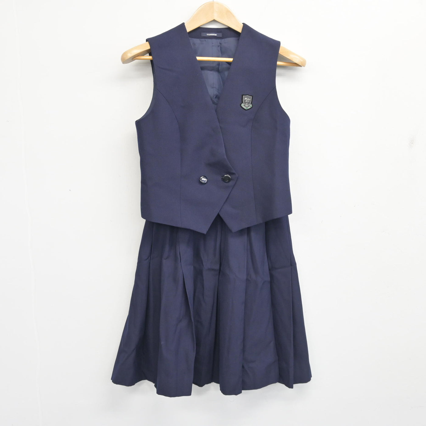 【中古】埼玉県 星野高等学校 女子部 女子制服 4点 (ブレザー・ベスト・スカート) sf102694