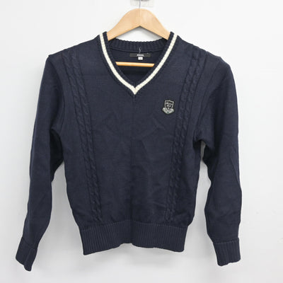 【中古】埼玉県 星野高等学校 女子部 女子制服 2点 (ニット・ニットベスト) sf102695