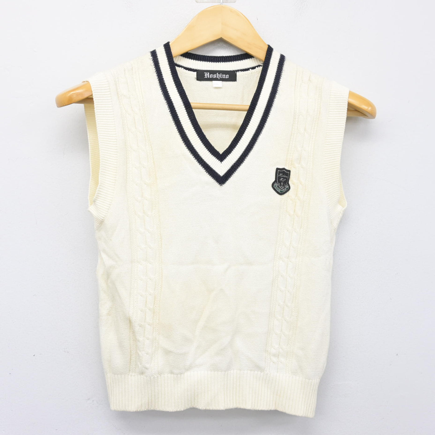 【中古】埼玉県 星野高等学校 女子部 女子制服 2点 (ニット・ニットベスト) sf102695