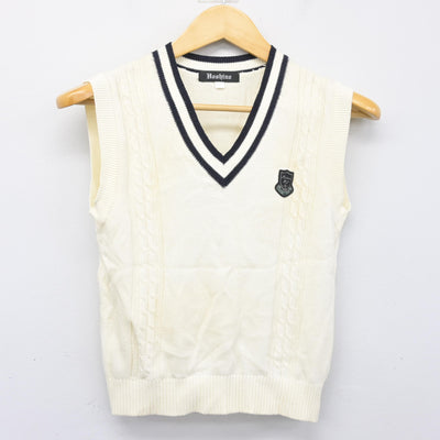 【中古】埼玉県 星野高等学校 女子部 女子制服 2点 (ニット・ニットベスト) sf102695