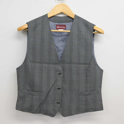 【中古】千葉県 七林中学校 女子制服 2点 (ベスト・スカート) sf102700