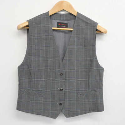 【中古】千葉県 七林中学校 女子制服 2点 (ベスト・スカート) sf102701