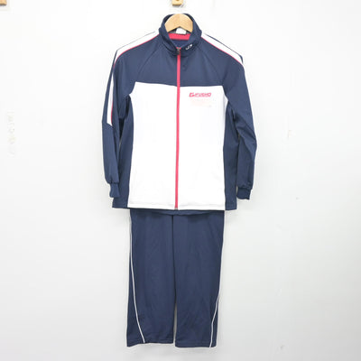 【中古】岐阜県 岐阜商業高等学校 女子制服 2点 (ジャージ 上・ジャージ 下) sf102713