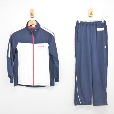 【中古】岐阜県 岐阜商業高等学校 女子制服 2点 (ジャージ 上・ジャージ 下) sf102713