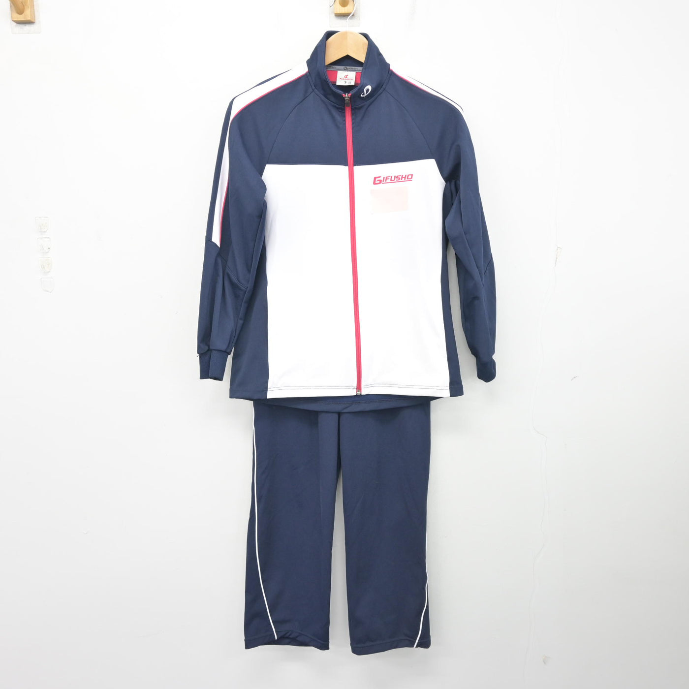 【中古】岐阜県 岐阜商業高等学校 女子制服 2点 (ジャージ 上・ジャージ 下) sf102714