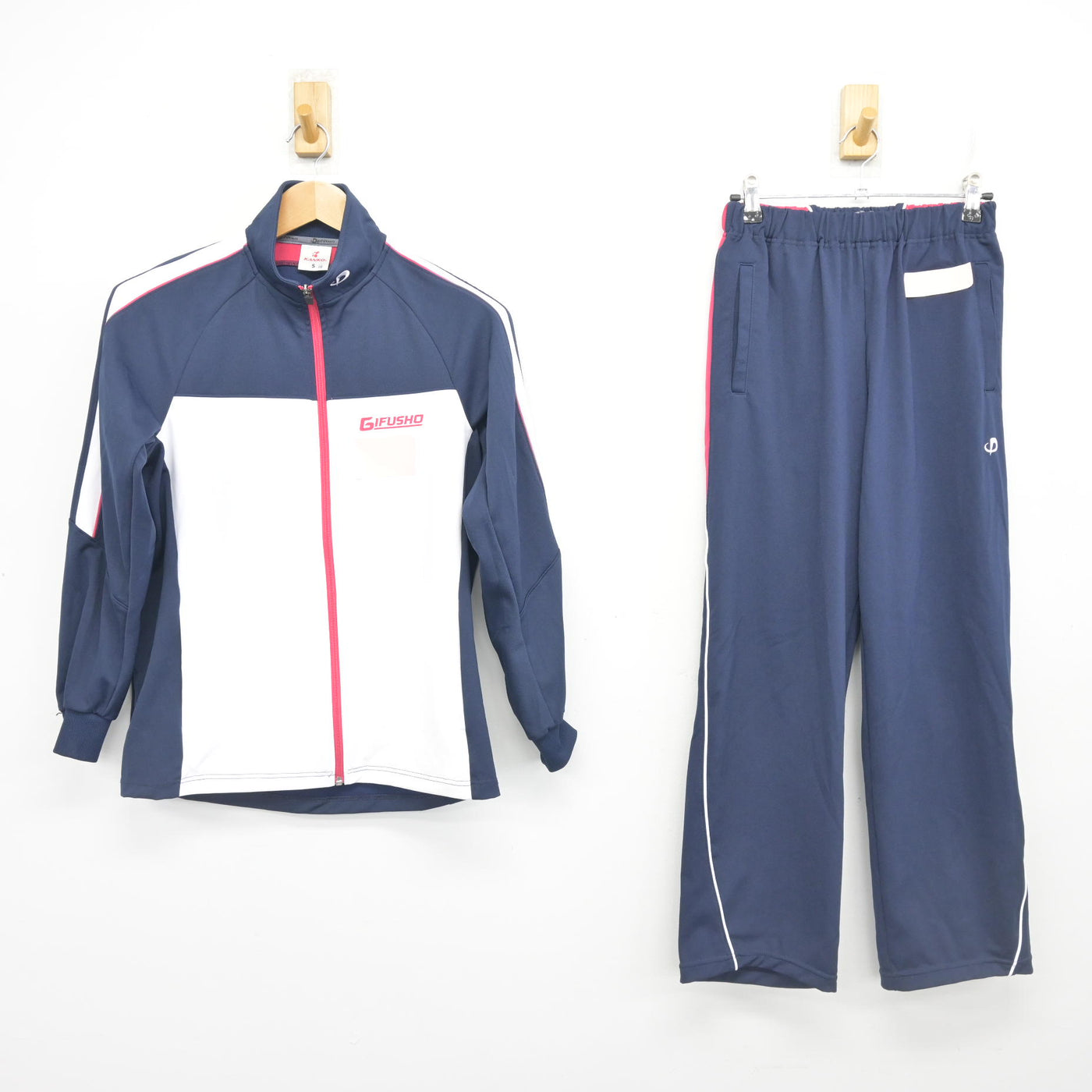 【中古】岐阜県 岐阜商業高等学校 女子制服 2点 (ジャージ 上・ジャージ 下) sf102714