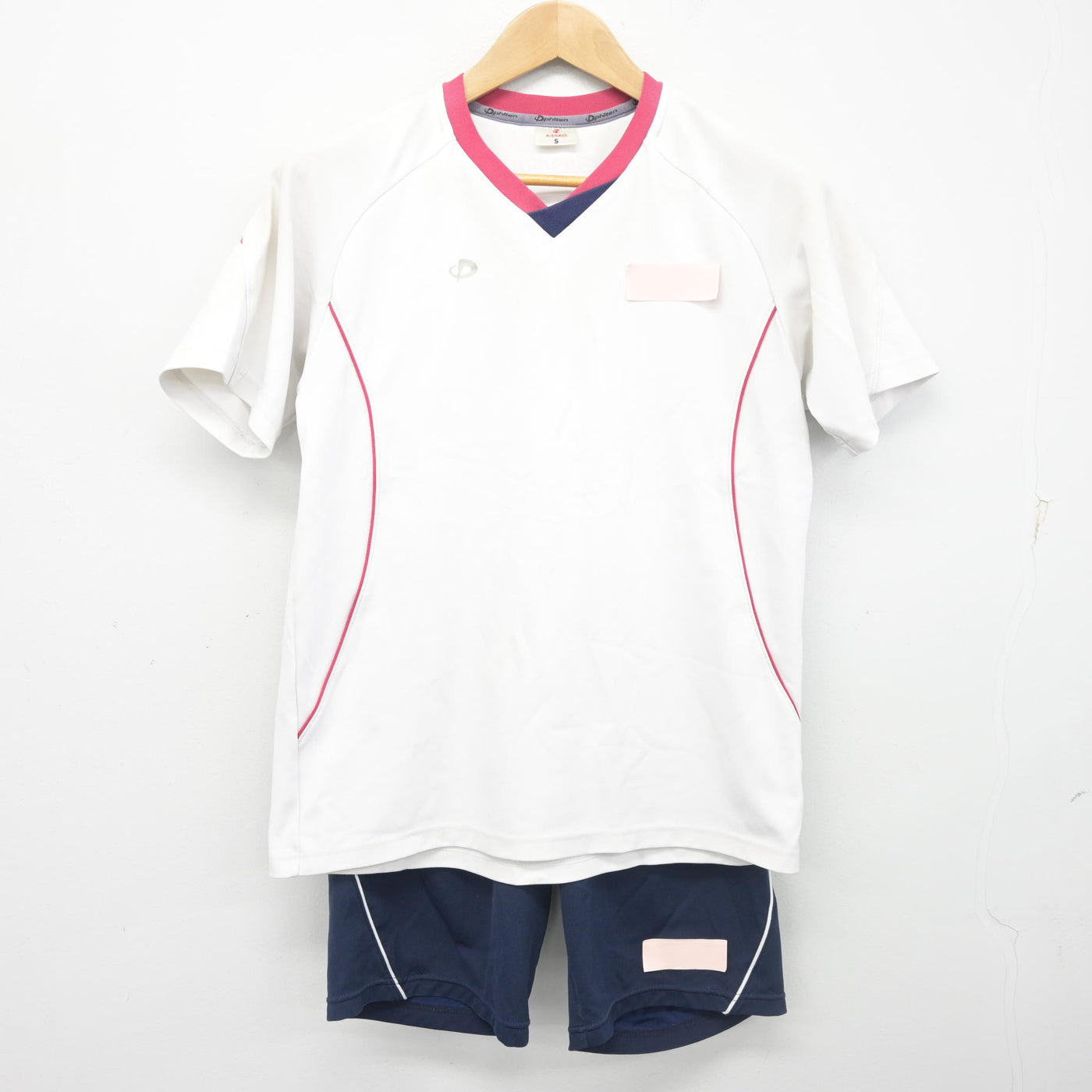 【中古】岐阜県 岐阜商業高等学校 女子制服 2点 (体操服 上・体操服 下) sf102715