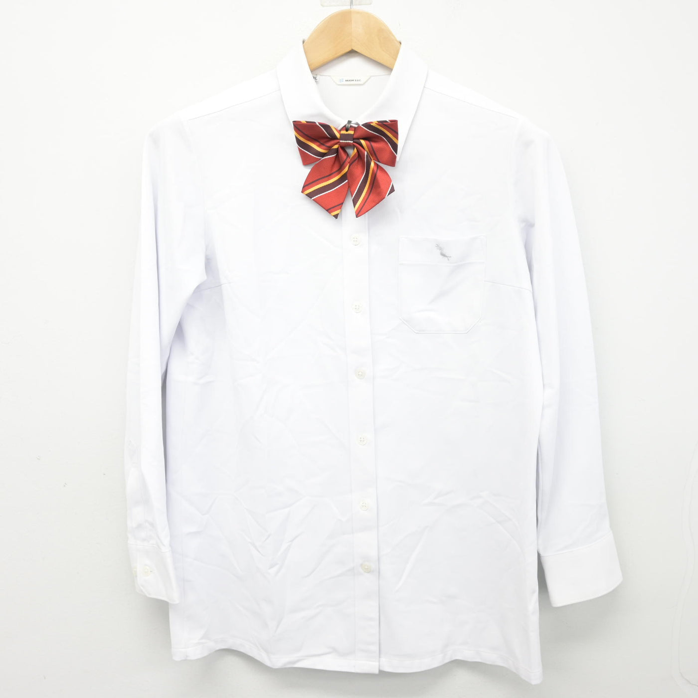 【中古】鹿児島県 神村学園高等部 女子制服 5点 (ブレザー・シャツ・スカート) sf102718