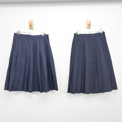 【中古】福島県 清水中学校 女子制服 4点 (セーラー服・スカート・スカート) sf102735