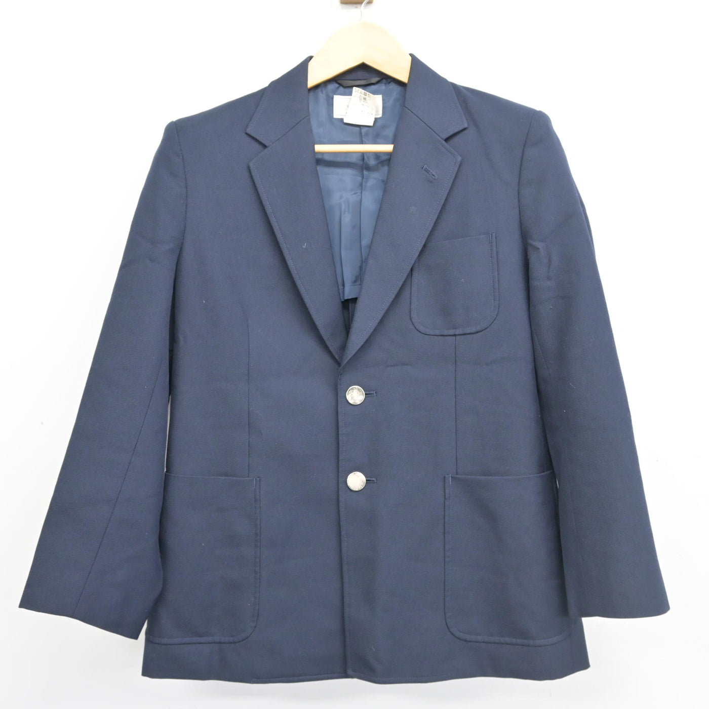 【中古】神奈川県 名瀬中学校 男子制服 2点 (ブレザー・ズボン) sf102738
