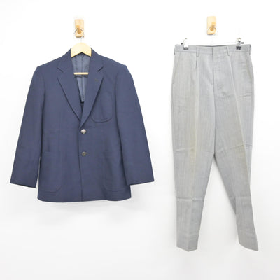 【中古】神奈川県 名瀬中学校 男子制服 2点 (ブレザー・ズボン) sf102739