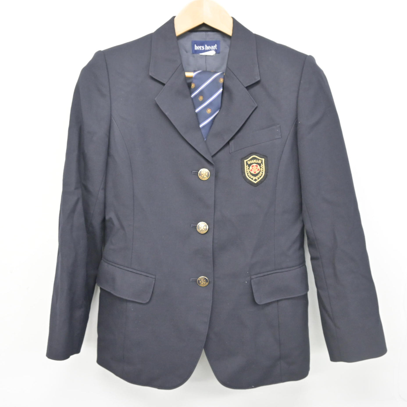 【中古】東京都 石神井高等学校 女子制服 2点 (ブレザー) sf102744