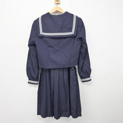 【中古】茨城県 水戸第三高等学校 女子制服 3点 (セーラー服・ジャンパースカート) sf102745