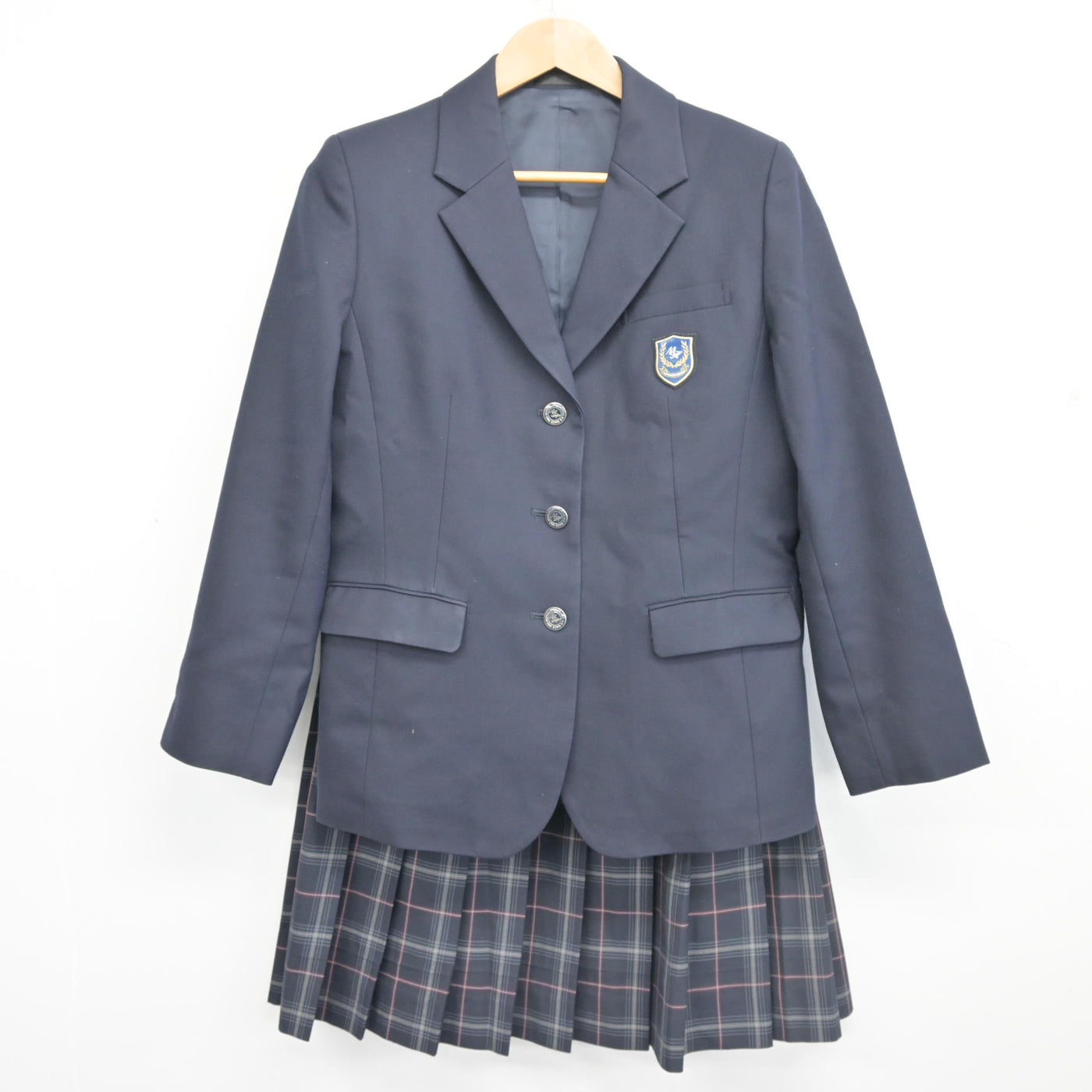 【中古】大阪府 守口東高等学校 女子制服 2点 (ブレザー・スカート) sf102766