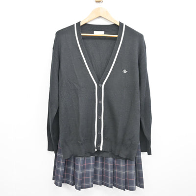 【中古】大阪府 守口東高等学校 女子制服 2点 (ニット・スカート) sf102767