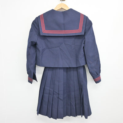 【中古】奈良県 片塩中学校 女子制服 4点 (セーラー服・スカート) sf102780