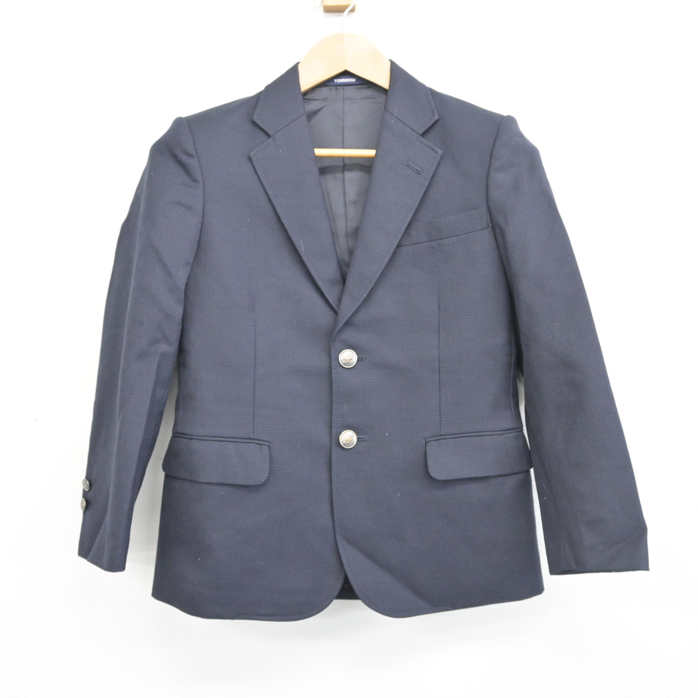 【中古】北海道 新陵中学校 男子制服 4点 (ブレザー・ズボン) sf102782