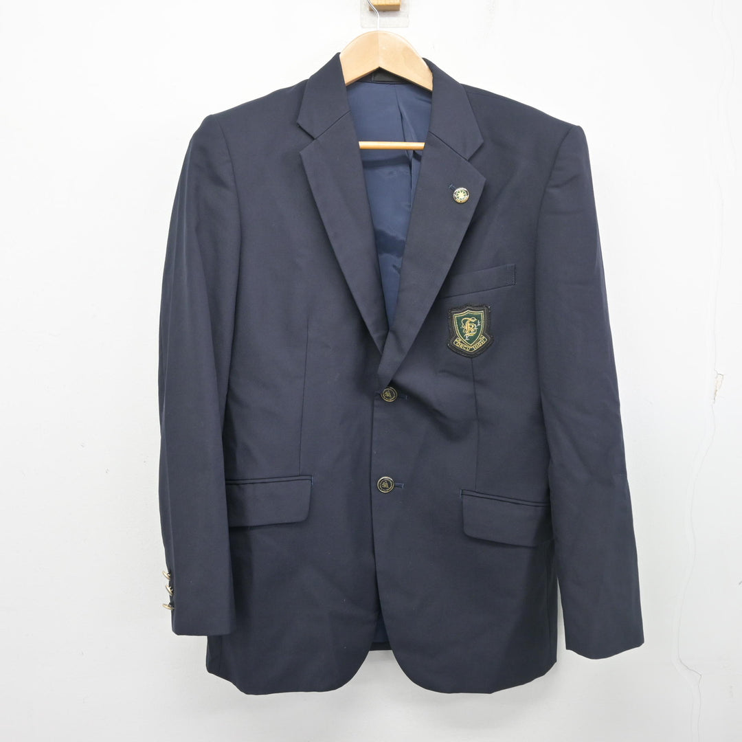 中古】大阪府 大阪電気通信大学高等学校 男子制服 2点 (ブレザー 