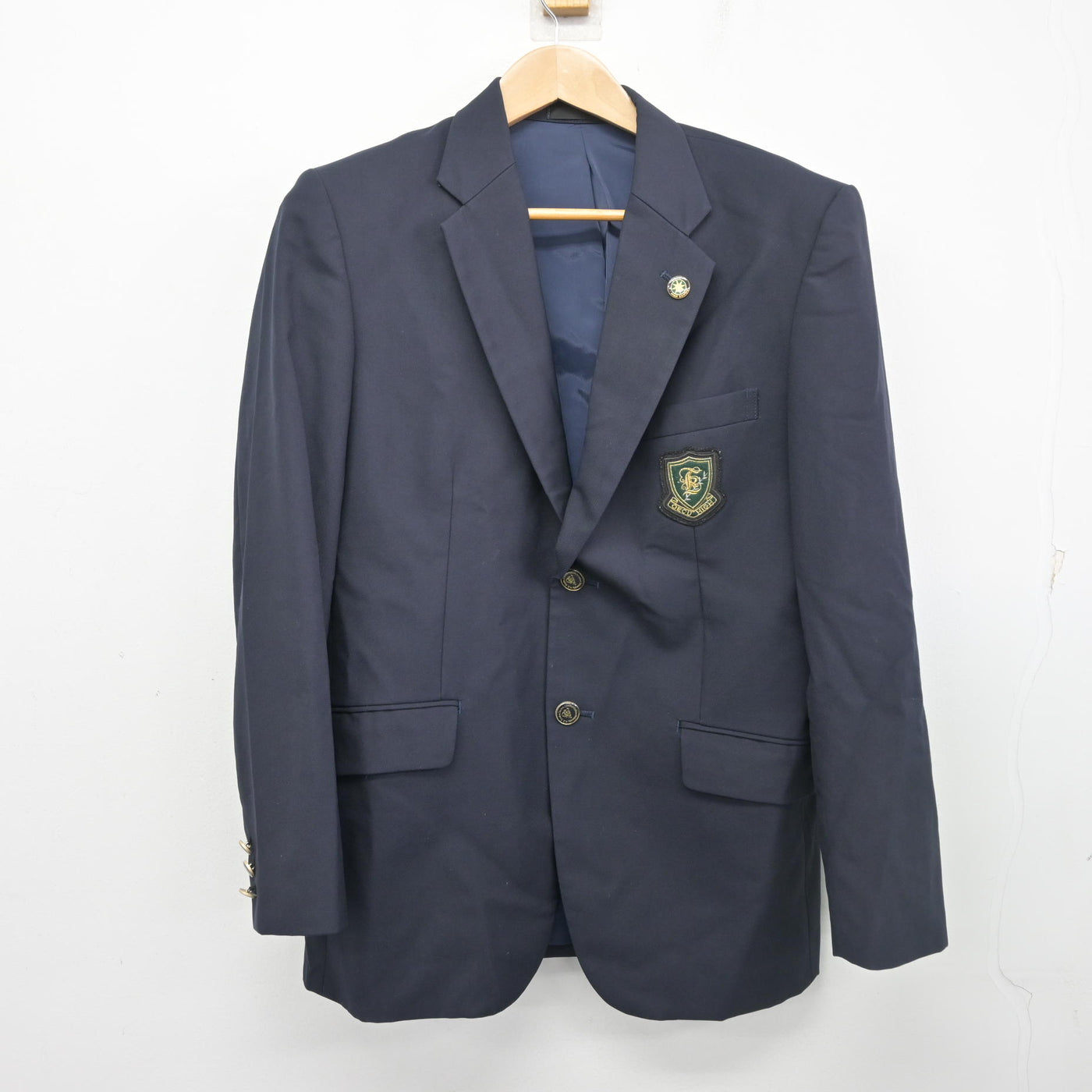 【中古】大阪府 大阪電気通信大学高等学校 男子制服 2点 (ブレザー) sf102797