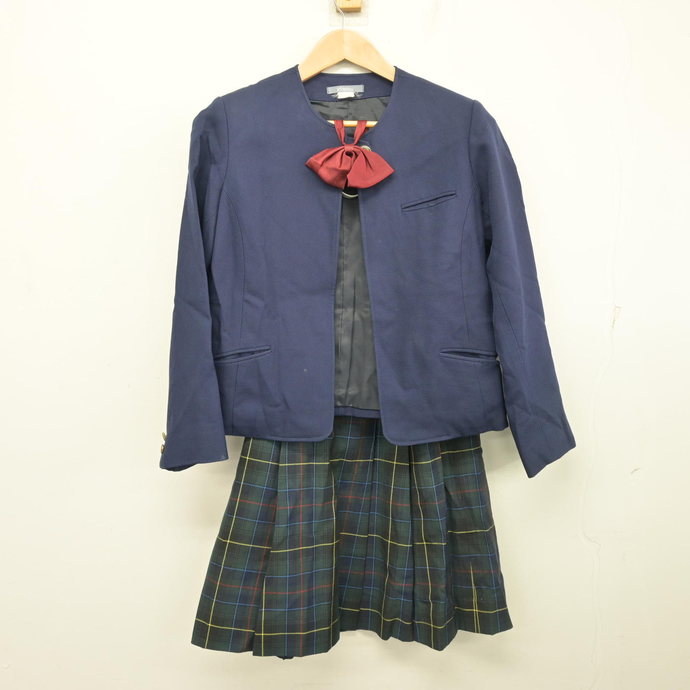 【中古】大阪府 金光八尾中学校/旧制服 女子制服 4点 (ブレザー・ベスト・スカート) sf102798