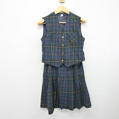 【中古】大阪府 金光八尾中学校/旧制服 女子制服 4点 (ブレザー・ベスト・スカート) sf102798