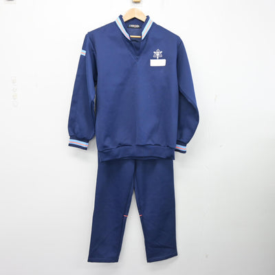 【中古】福島県 郡山第六中学校 女子制服 2点 (ジャージ 上・ジャージ 下) sf102817