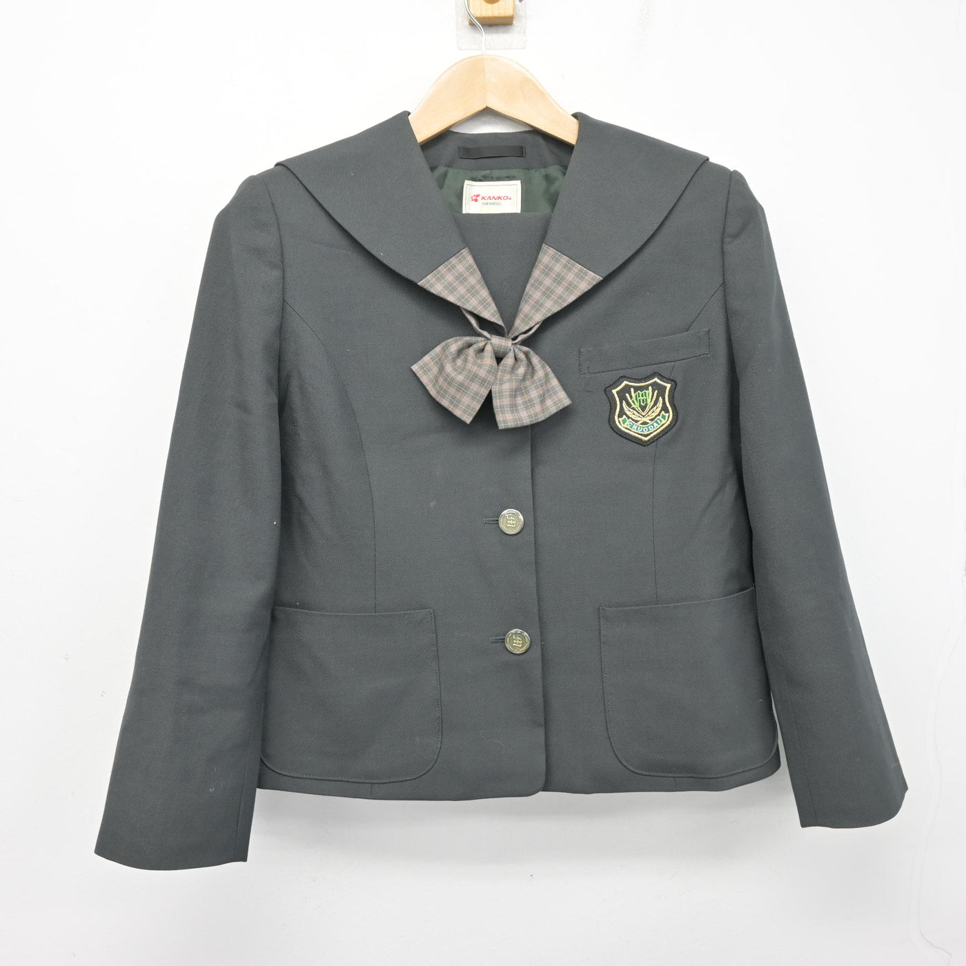 【中古】福島県 中央台南中学校 女子制服 3点 (ブレザー・スカート) sf102821