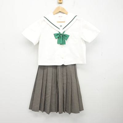 【中古】福島県 中央台南中学校 女子制服 3点 (セーラー服・スカート) sf102822